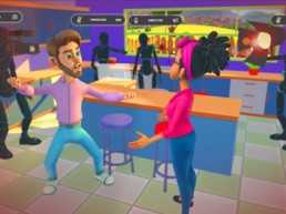 Characters in computer game being built on Animotive platform.